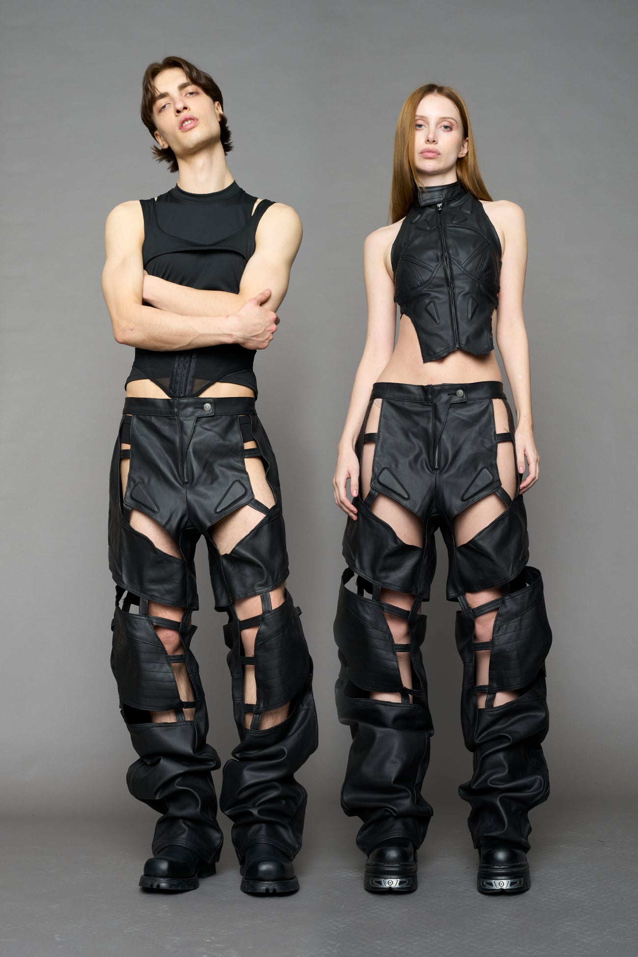 Moto Denim Floating Pants — view 42