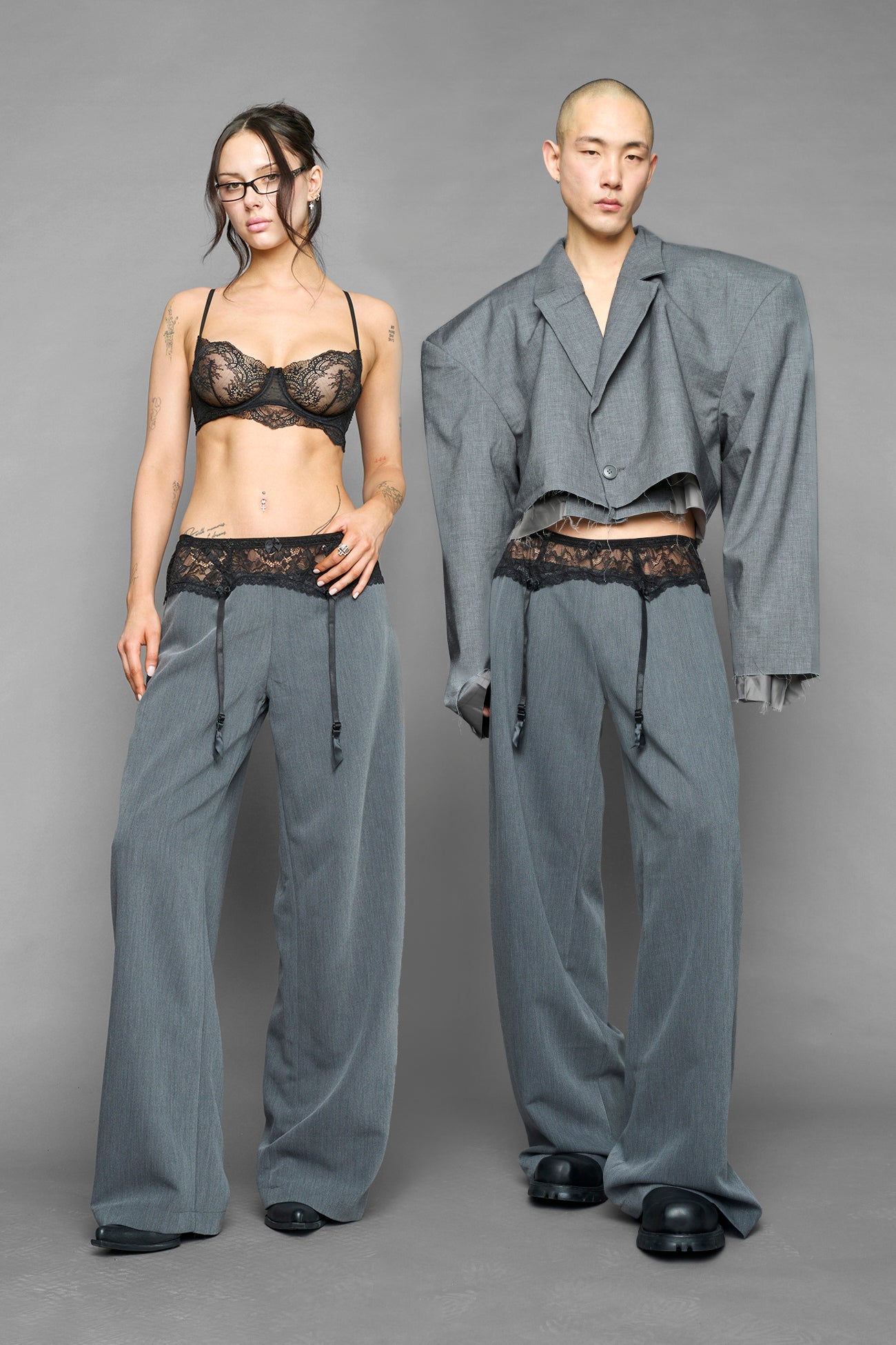 garter office pants — view 7