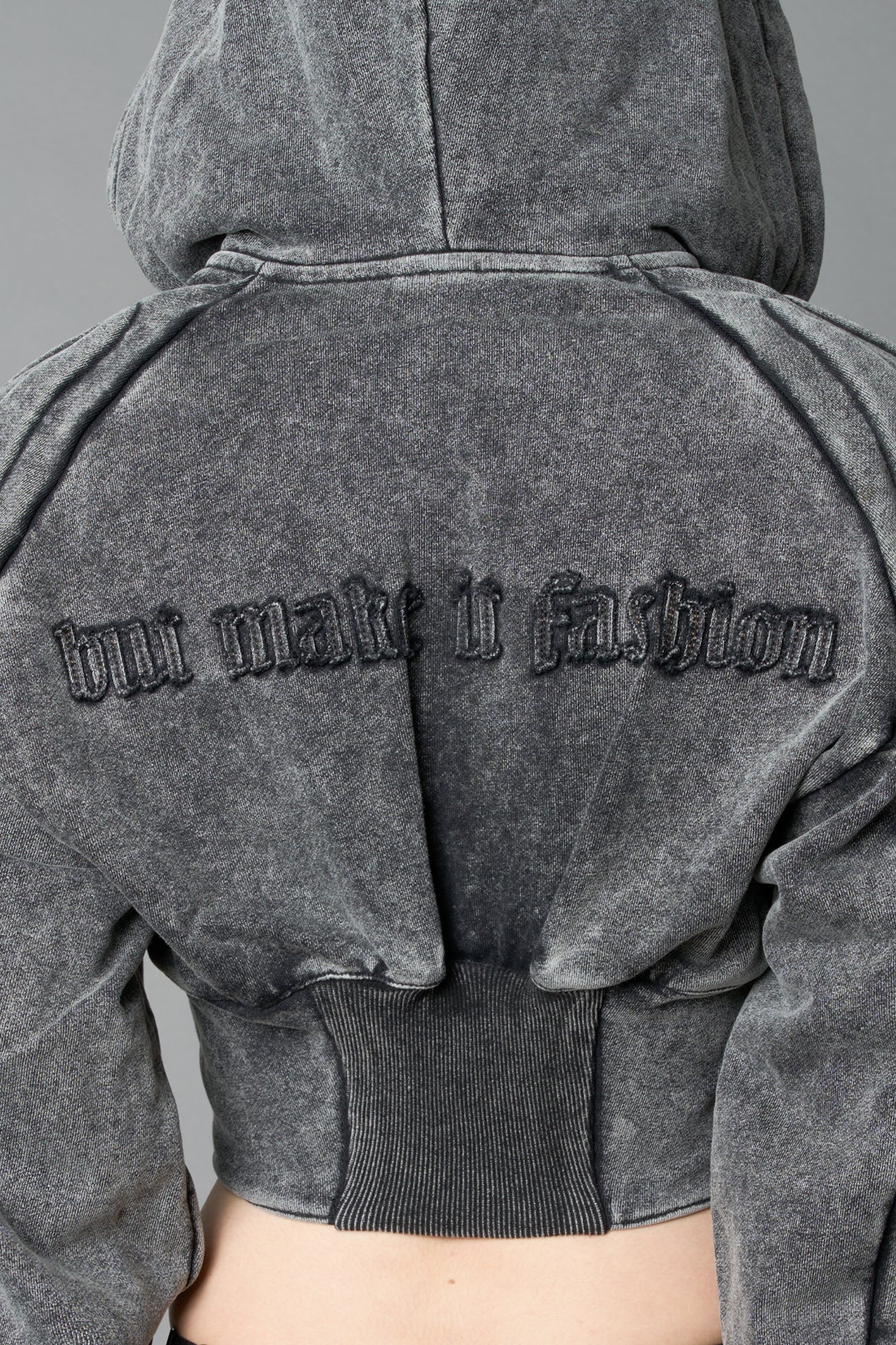 Sweat Corset Zip Hoodie — view 11