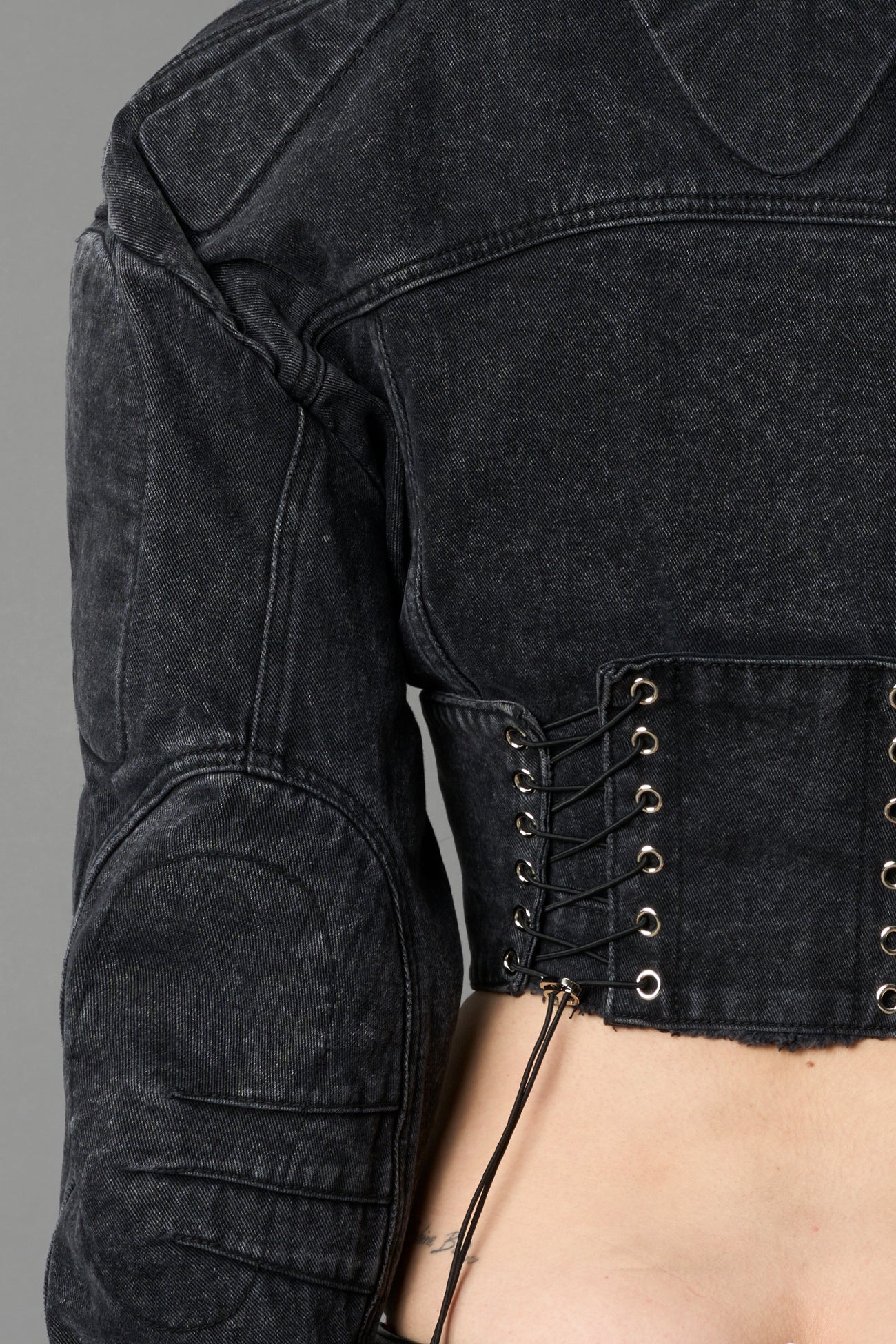 back lacing for snatched waist fit