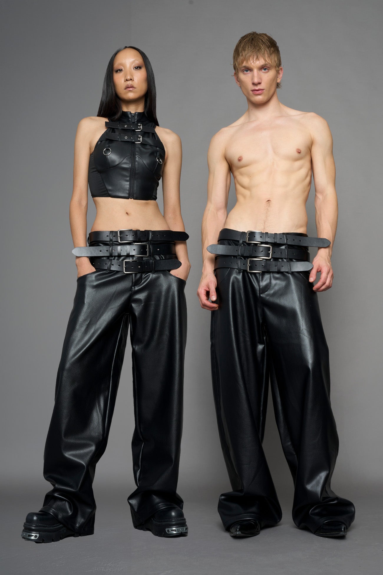 Triple Belt Pants — view 1