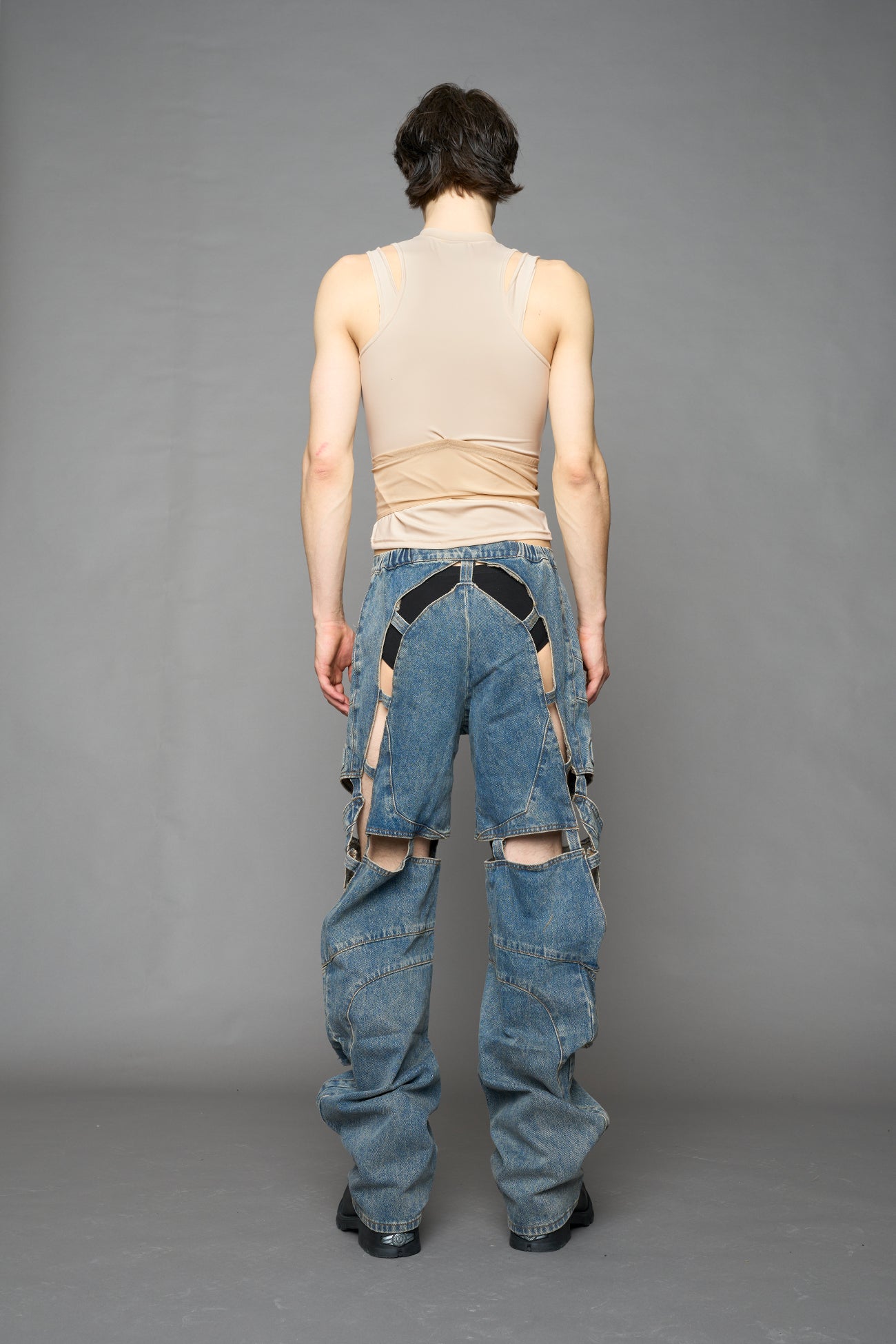 Moto Denim Floating Pants — view 41