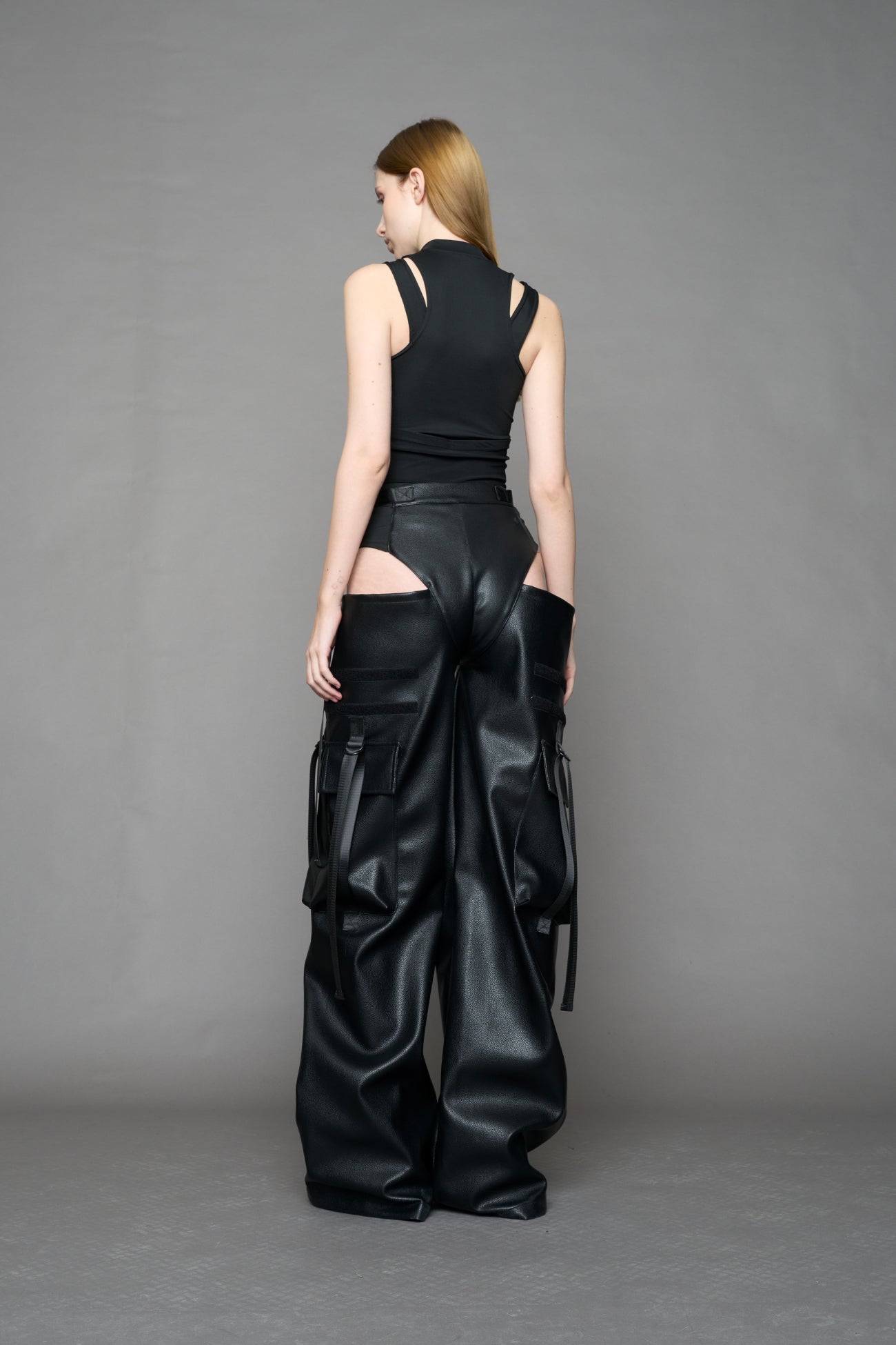 Leather Panty Trousers — view 3