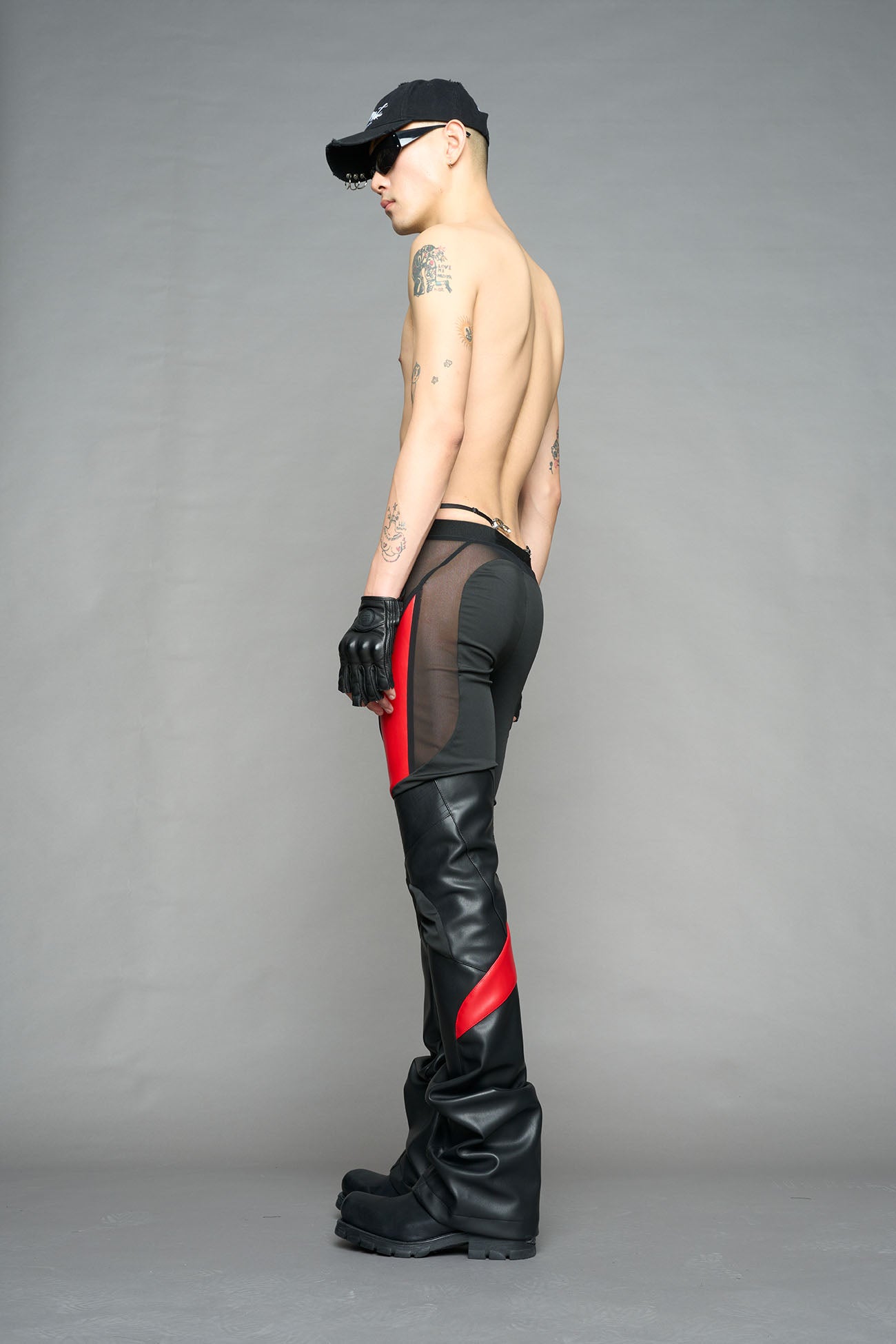 moto mesh pants — view 7