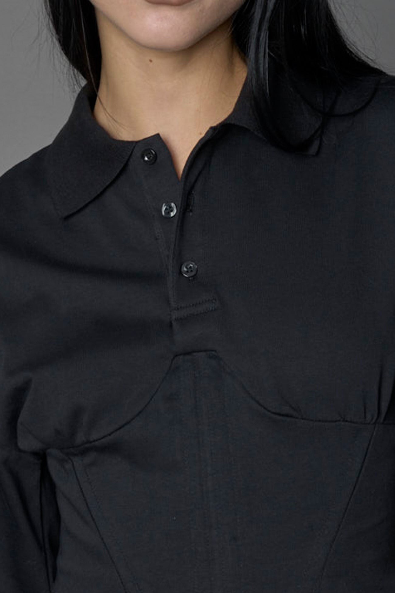 Racing Corset Polo Shirt detail