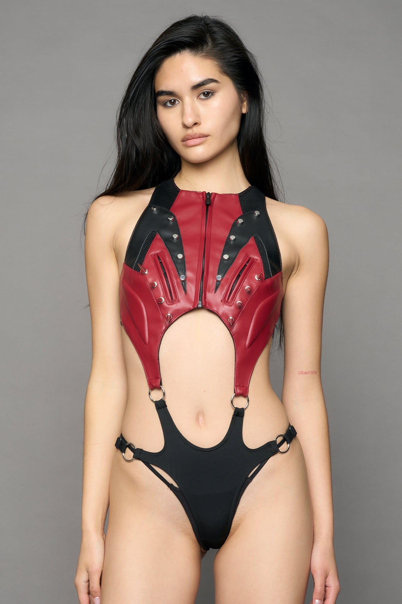 Studded Octane Moto Body Flat Panty — view 1