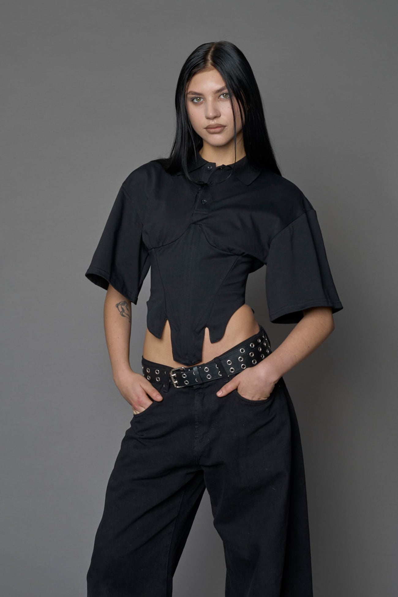 Racing Corset Polo Shirt — view 1