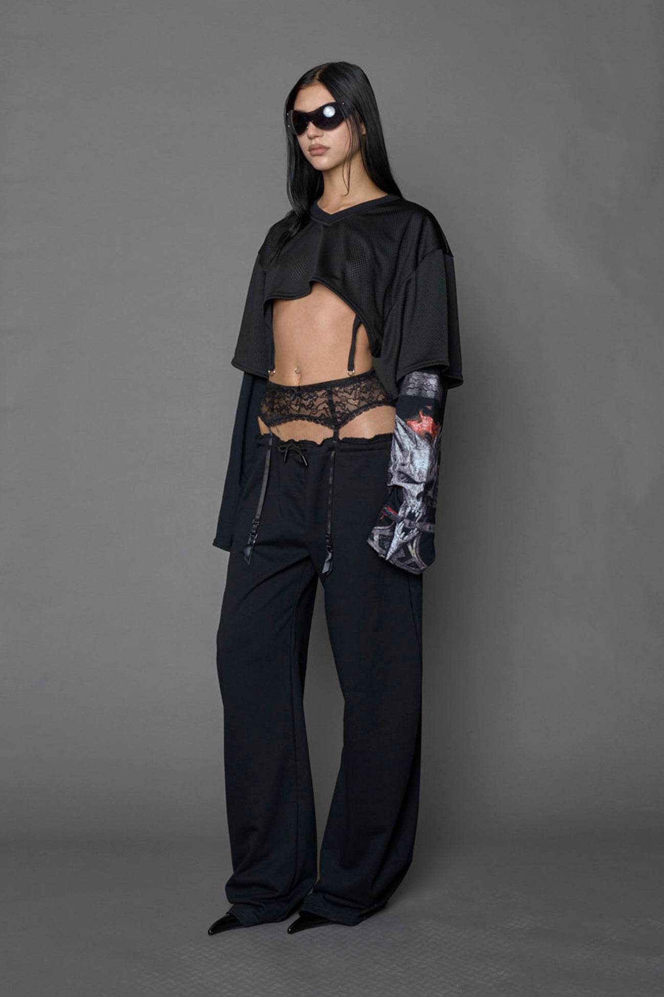 Layered Football Top — view 2