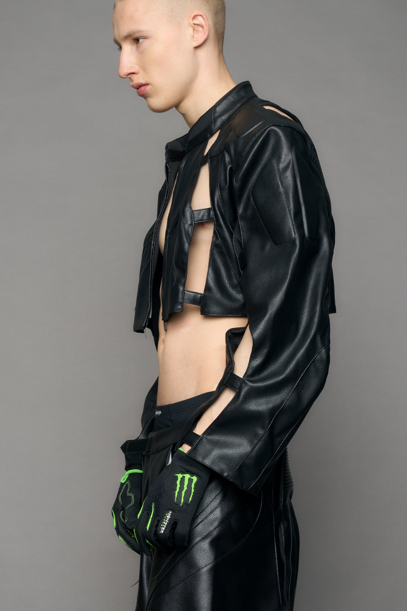 Octane Moto Floating Crop Jacket — view 7