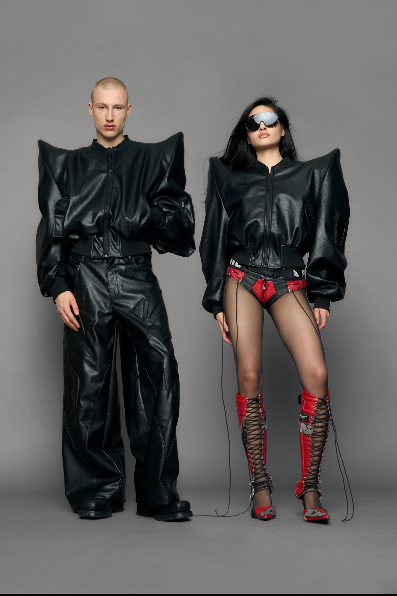 Doomsday Leather Bomber Jacket — view 1