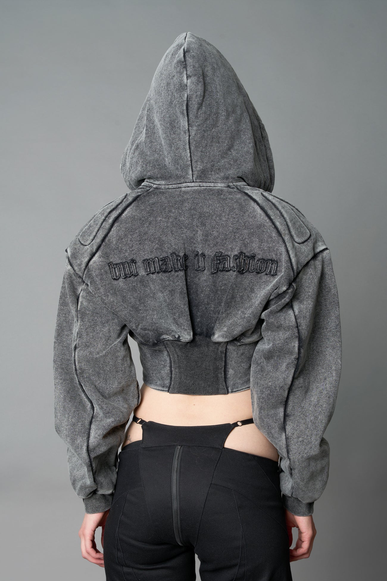 Sweat Corset Zip Hoodie — view 8