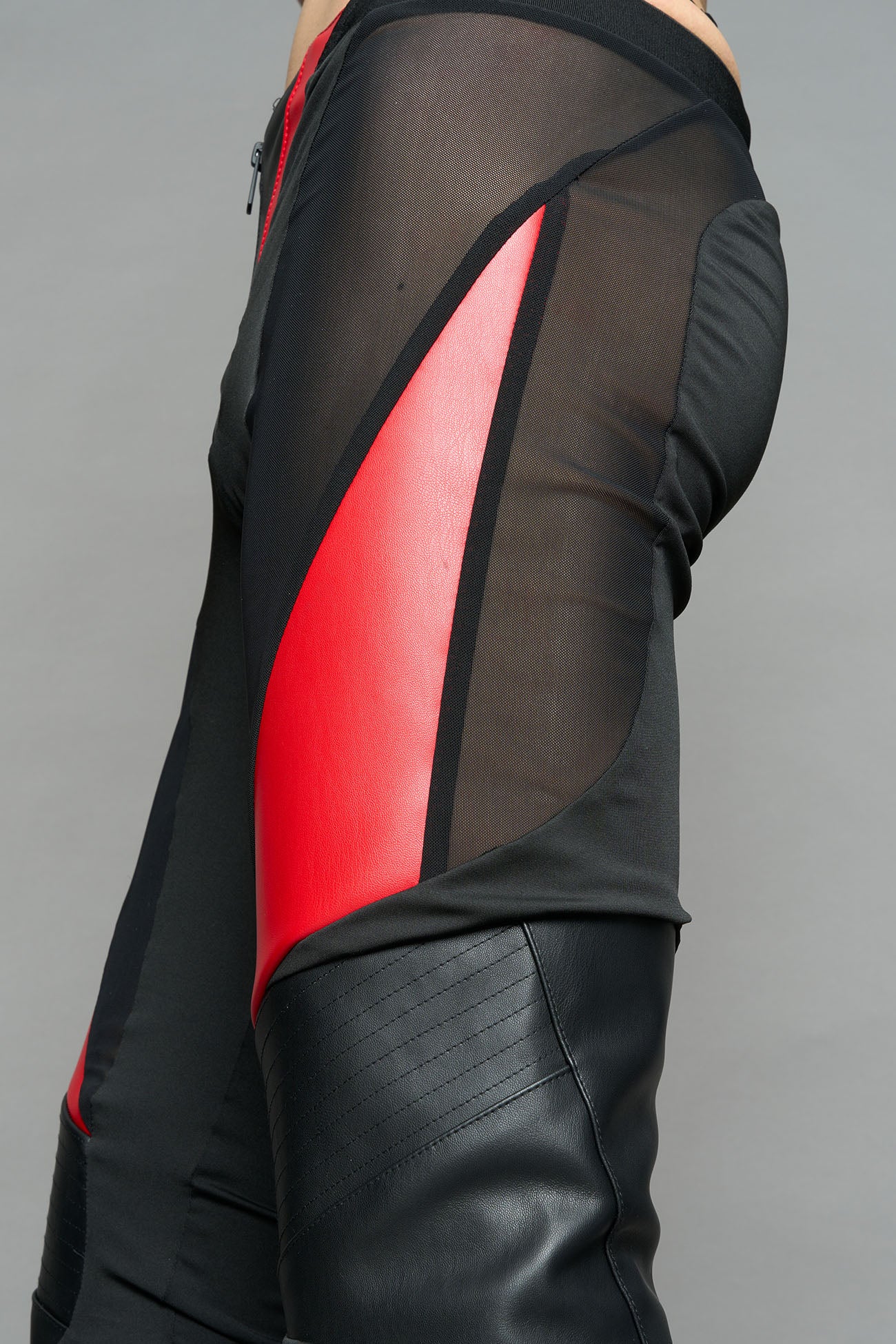 integrated stretch panels for movement and flexibility