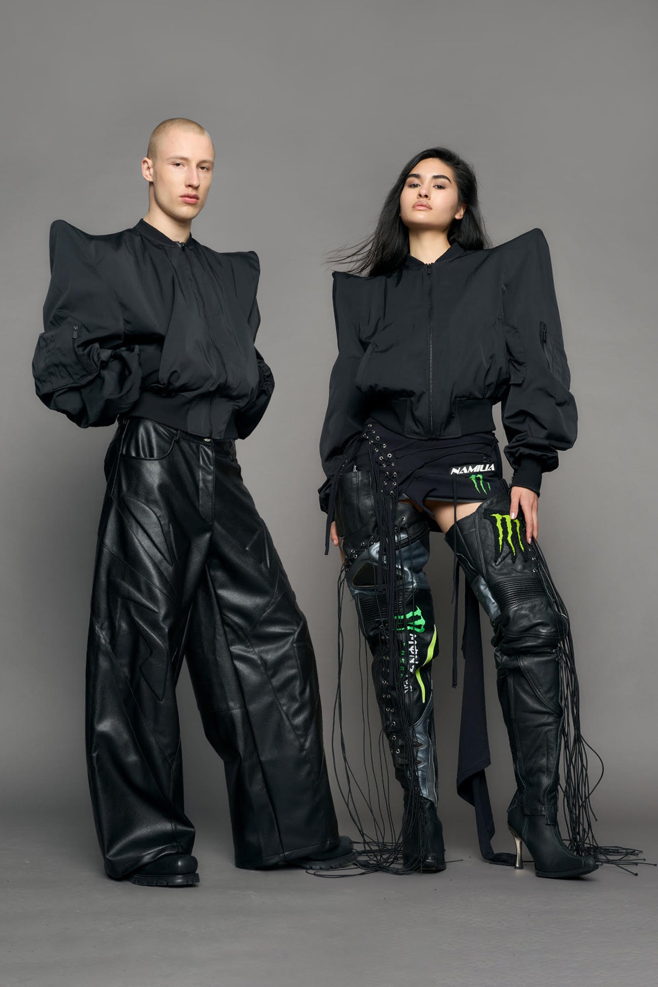Doomsday Nylon Bomber Jacket — view 1