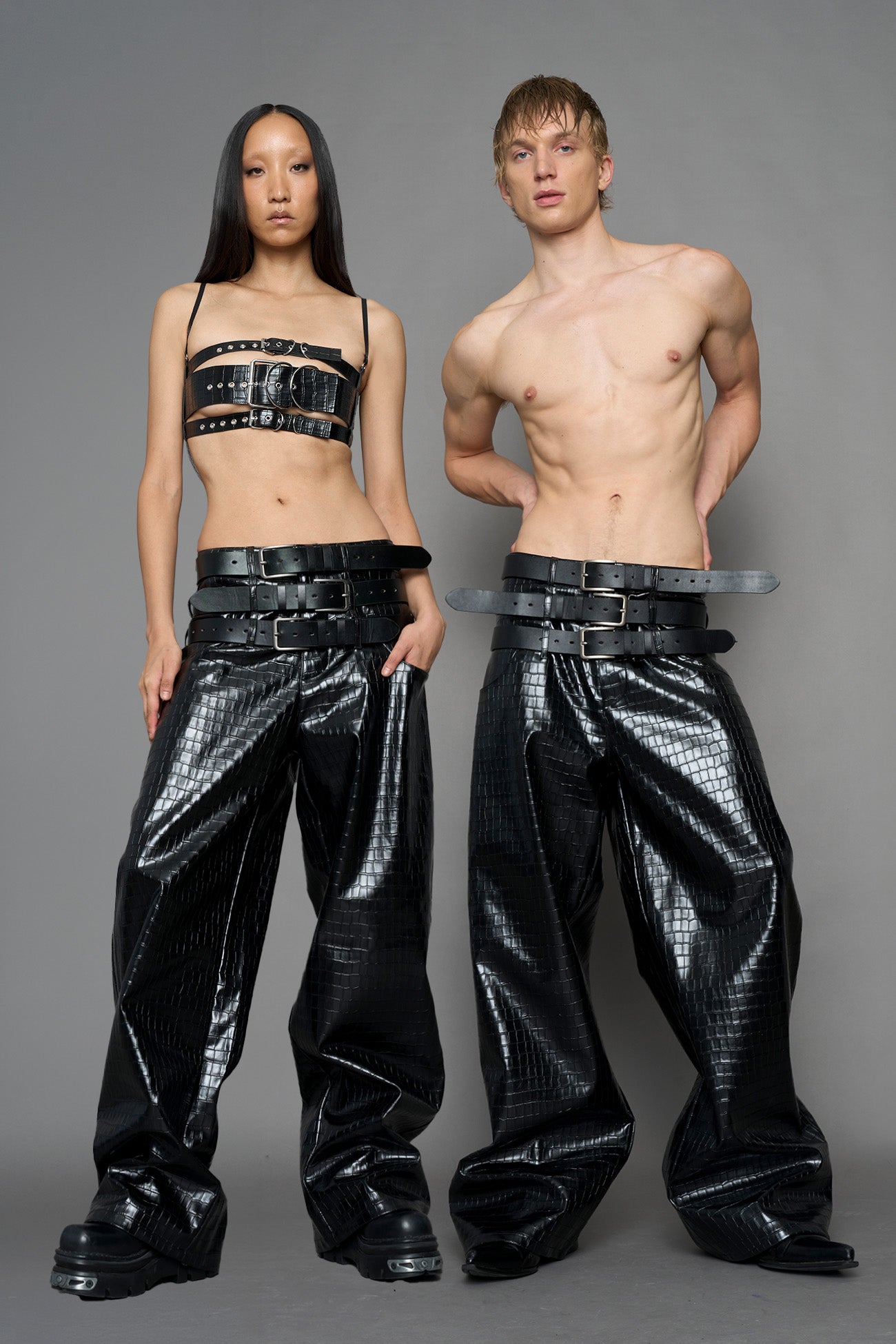 Triple Belt Pants — view 1