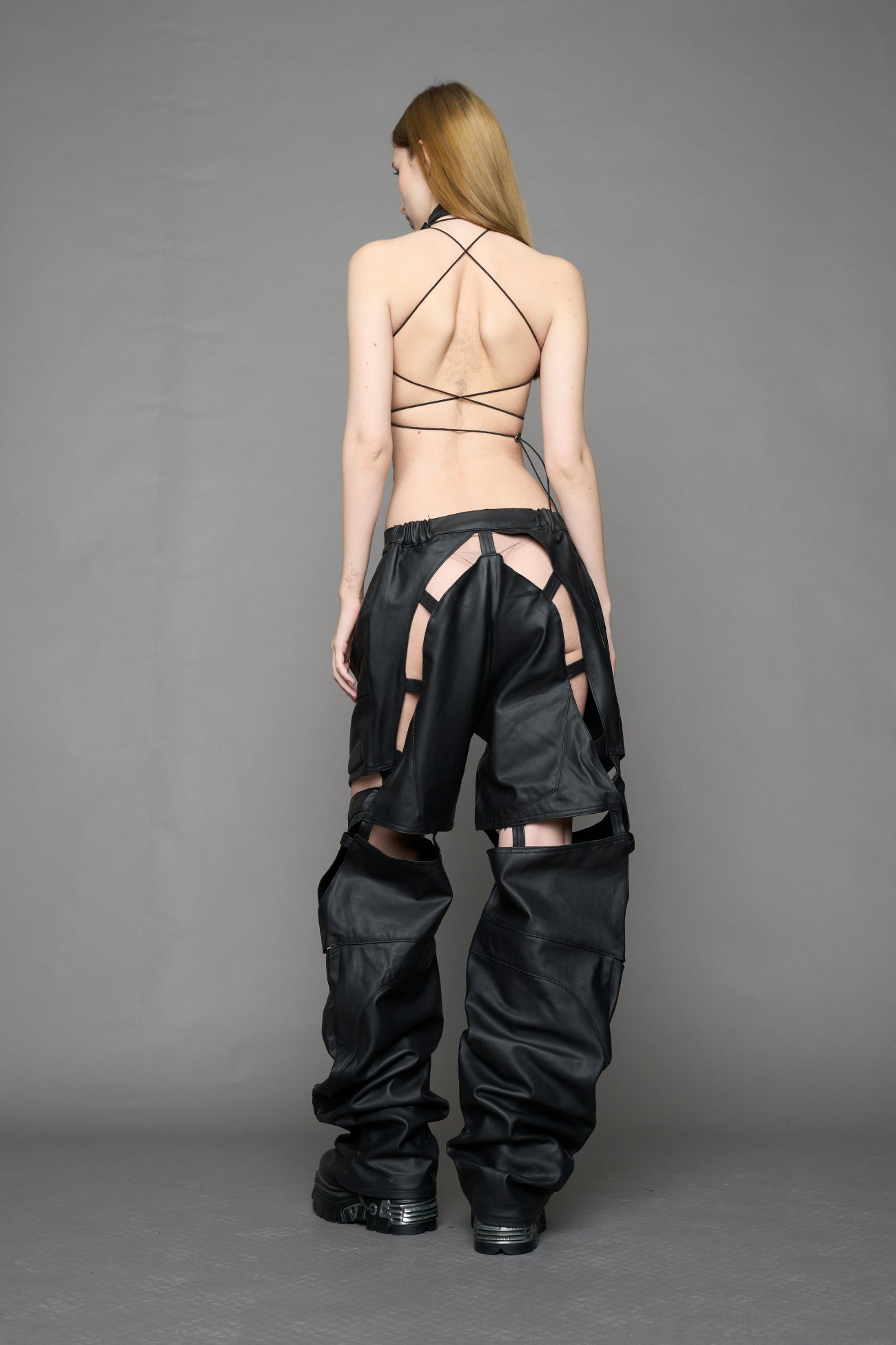 Moto Denim Floating Pants — view 5