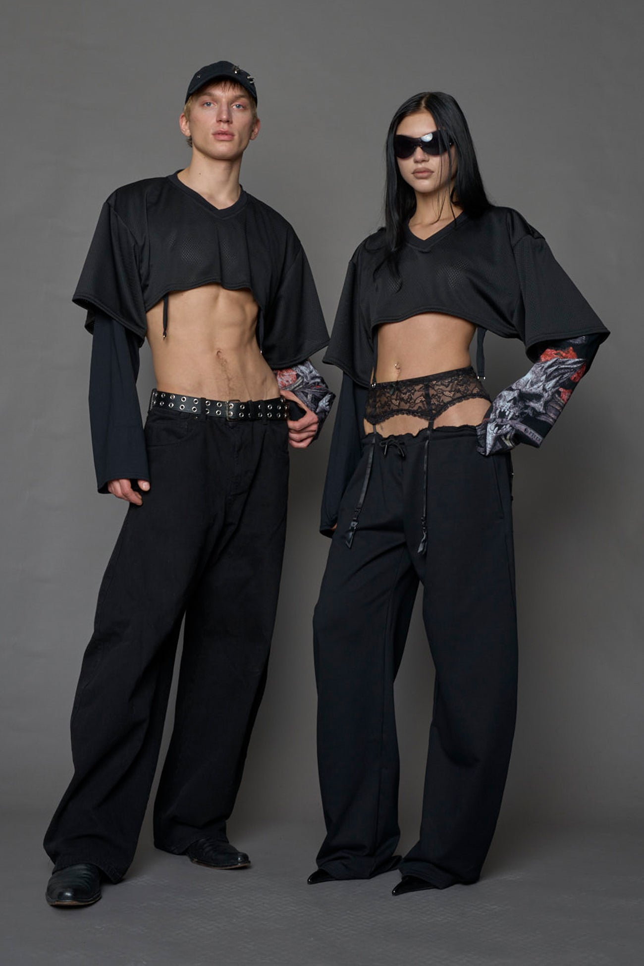 Layered Football Top — view 1