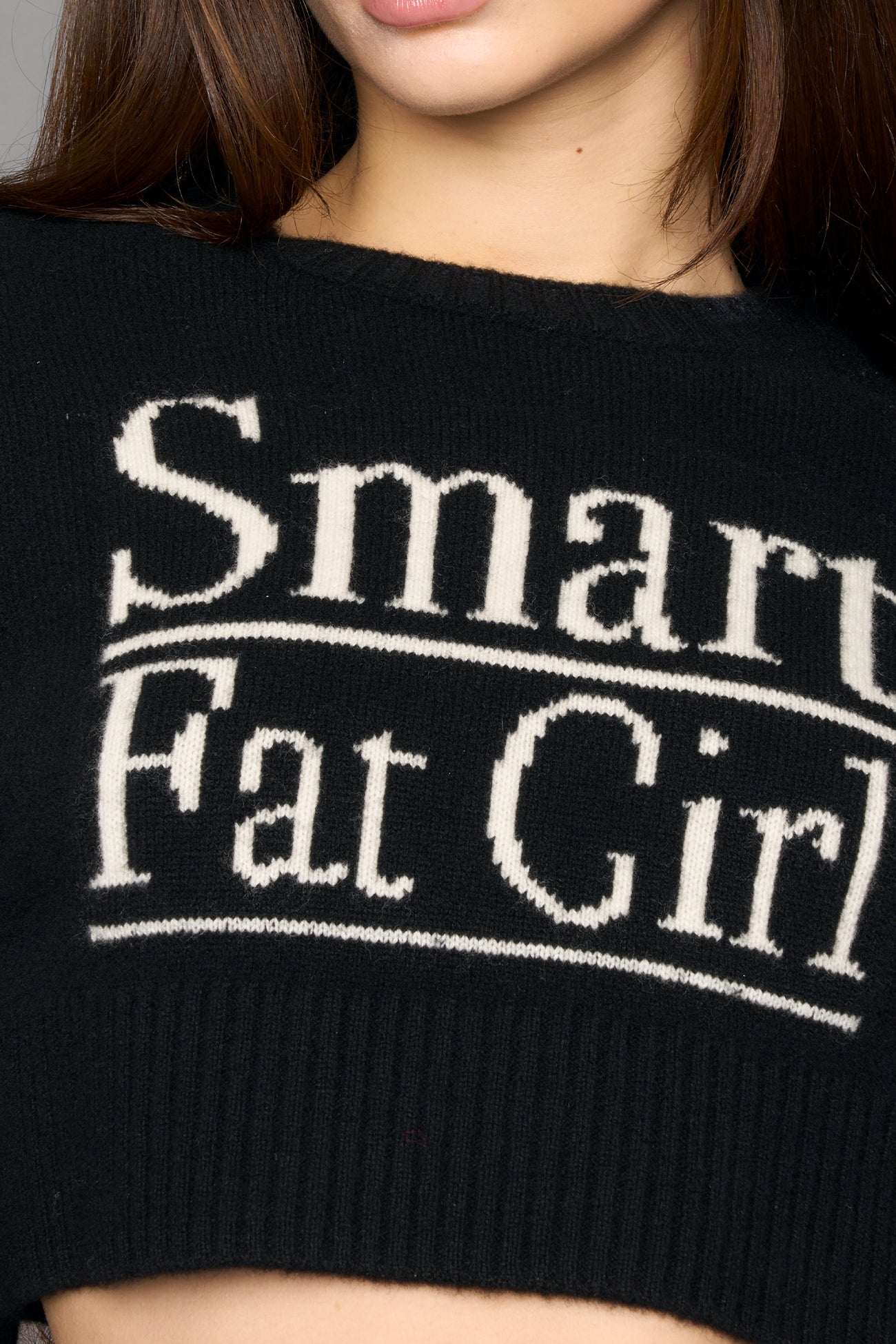Smart girl knit sweater — view 5