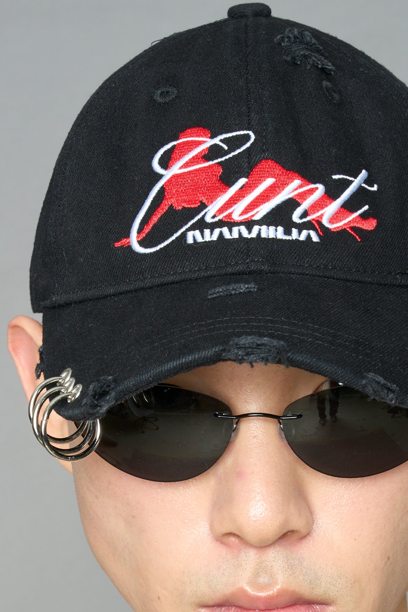 cunt embroidery on front