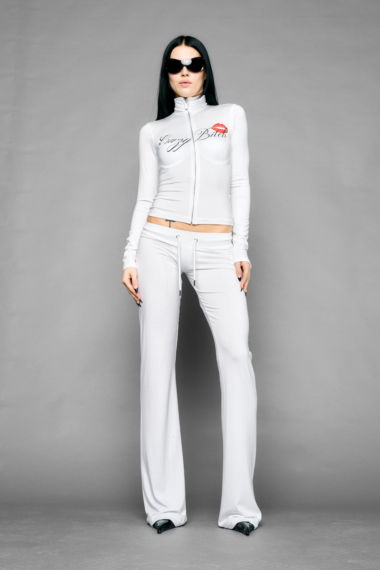 crazy b*tch zip up jacket — view 9