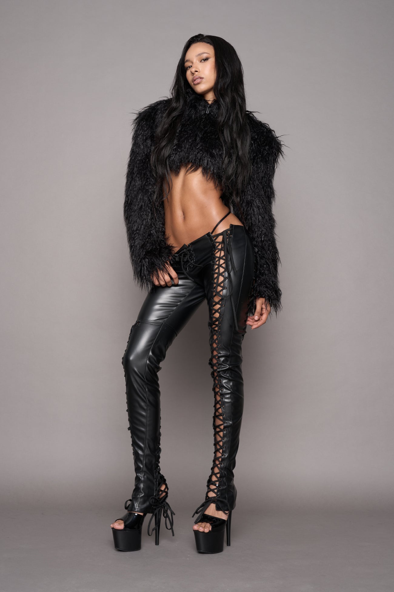 Rockstar Lace Up Pants — view 1