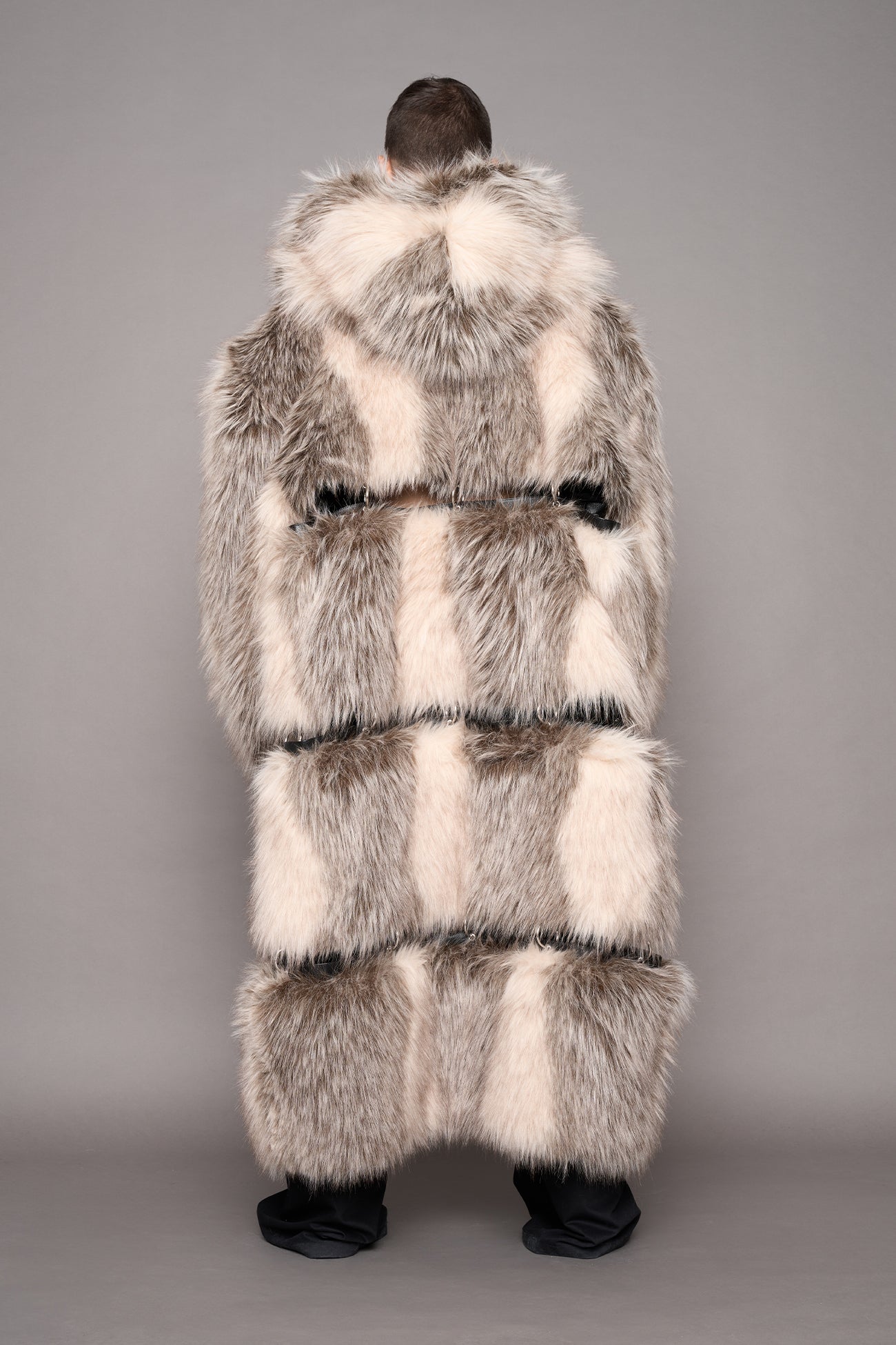 Vip Detachable Faux Fur Coat Dune — view 10