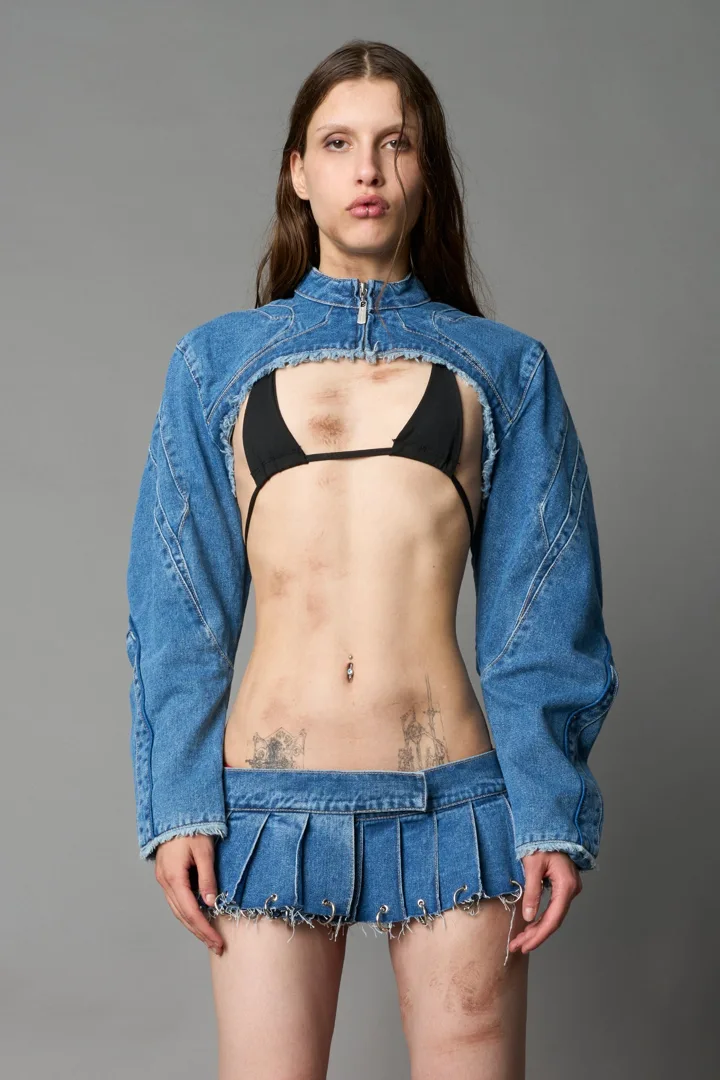 XTC Denim Choker Jacket