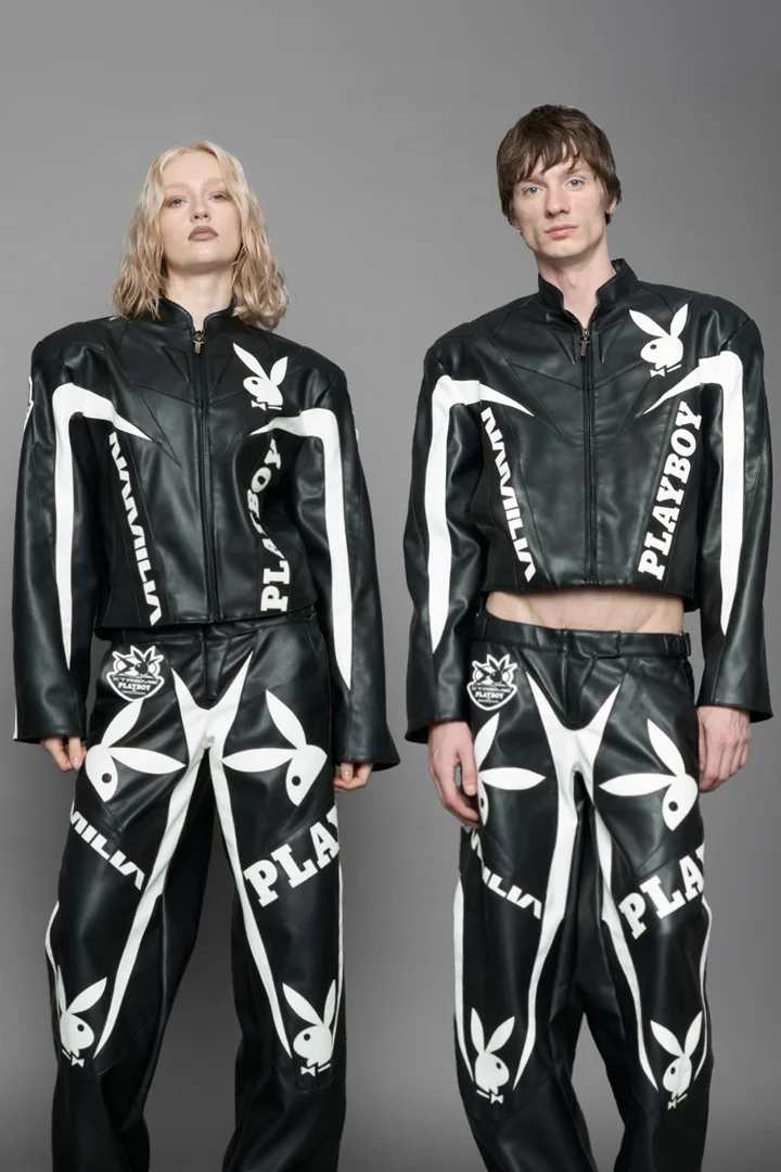 Playboy Moto Jacket Black