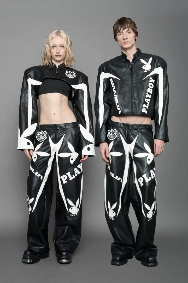 Playboy Moto Pants Black