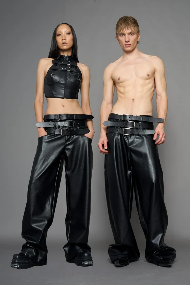 Triple Belt Pants