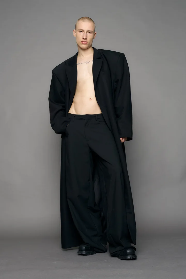 Elongated Blazer Coat
