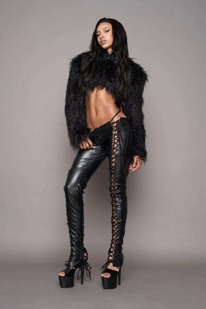 Rockstar Lace Up Pants